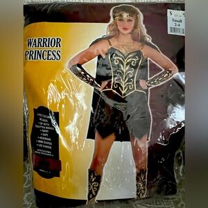 Amscan Warrior Princess Adult Female Costume Size Small 2-4